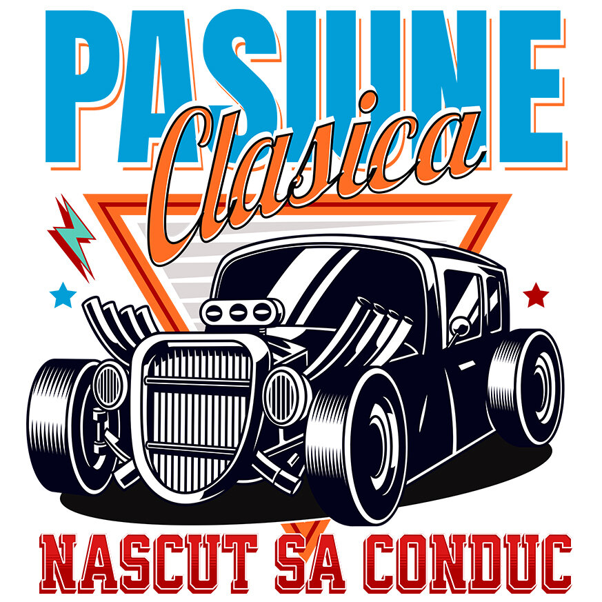 Sticker Adeziv Autocolant Personalizat Mașină Tunată Clasică – Putere, Stil și Adrenalină pentru Pasionați [1]