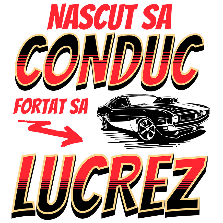 Sticker Adeziv Autocolant Personalizat Mașină Vintage Tunată – Design Pentru Pasionații De Viteză Și Tuning Auto [1]