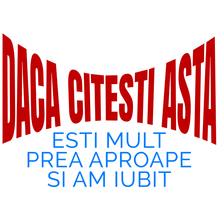 Sticker Adeziv Autocolant Personalizat „Mesaj Haios pentru Iubita - Cadou Personalizat de Dragoste pentru Valentine's Day sau Dragobete” [1]