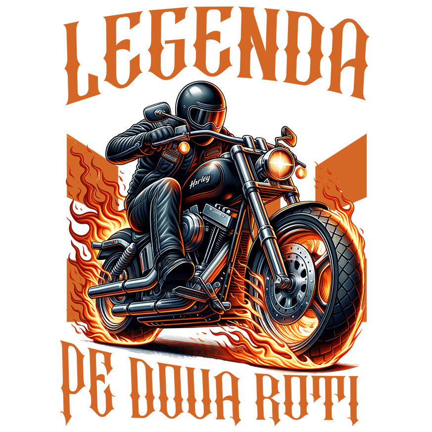 Sticker Adeziv Autocolant Personalizat Motociclist cu Geacă de Piele – Protecție, Flăcări și Pasiune Moto [1]