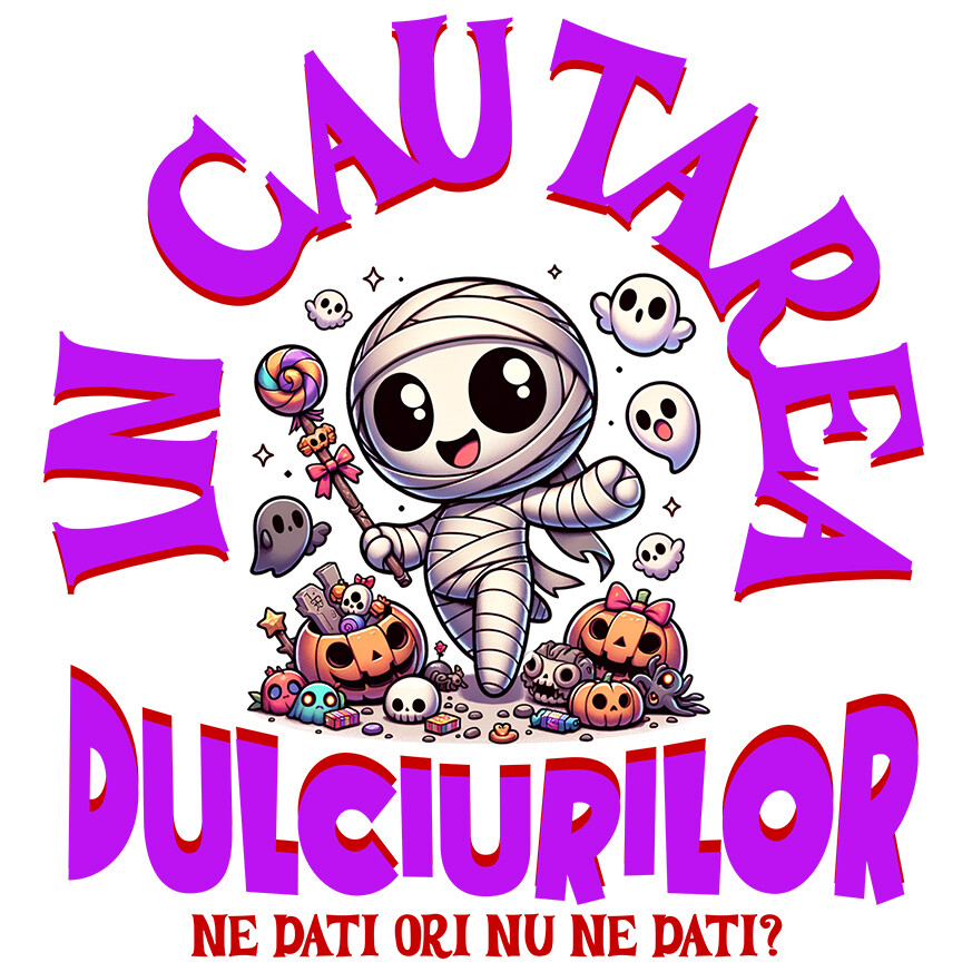 Sticker Adeziv Autocolant Personalizat Diavol Drăguț cu Furca pentru Halloween | Micul Diavol Este Foarte Drăguț | Cadou Personalizat pentru Copii [1]