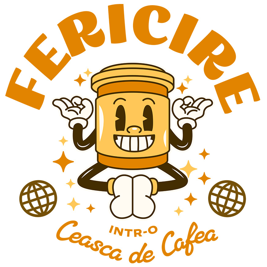 Sticker Adeziv Autocolant Personalizat „Pahar Personalizat „Fericire Într-o Ceașcă de Cafea” – Cadou Perfect pentru Iubitorii de Cafea și Yoga” [1]