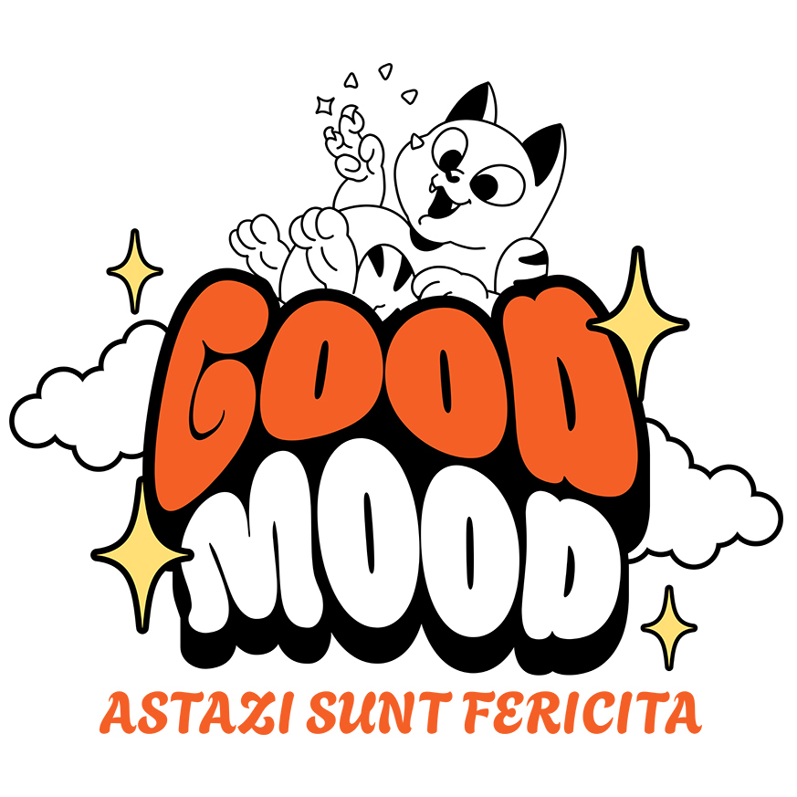 Sticker Adeziv Autocolant Personalizat "Pisica Veselă 'Astăzi Sunt Fericită' - Cadou Personalizat pentru Copii și Familie" [1]
