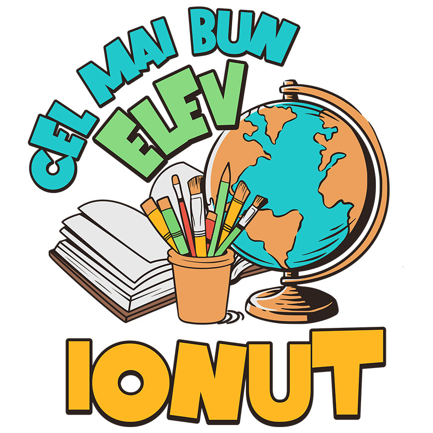 Sticker Adeziv Autocolant Personalizat Rechizite Școlare Personalizate: Glob Pământesc, Carioci, Pensule și Cadouri Educaționale pentru Familie și Copii [1]