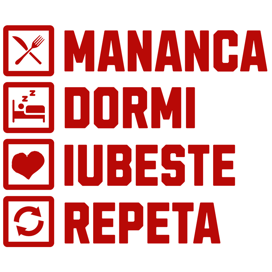 Sticker Adeziv Autocolant Personalizat „Rutina Zilnică de Dragoste - Cadou Amuzant și Personalizat pentru Iubita, Familie și Prieteni de Valentine's Day” [1]