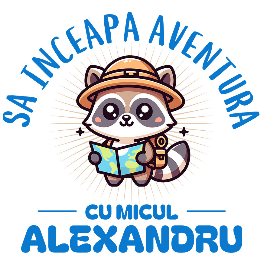 Sticker Adeziv Autocolant Personalizat Tricou Personalizat Aventură - „Să Înceapă Aventura” | Cadouri pentru Copii [1]