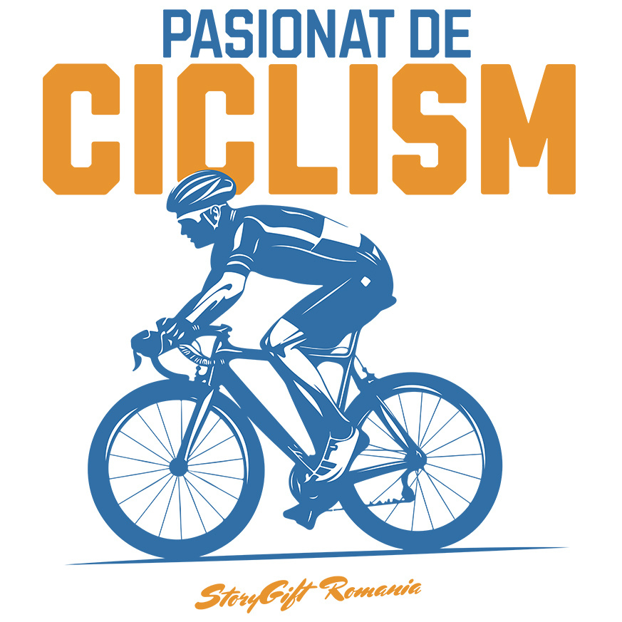 Sticker Adeziv Autocolant Personalizat Siluetă Bărbat Bicicletă – Ciclism Profesionist & Sport de Performanță [1]