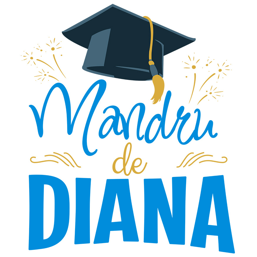 Sticker Adeziv Autocolant Personalizat Tocă de Absolvire Personalizată - Pălărie pentru Succes și Mândrie [1]