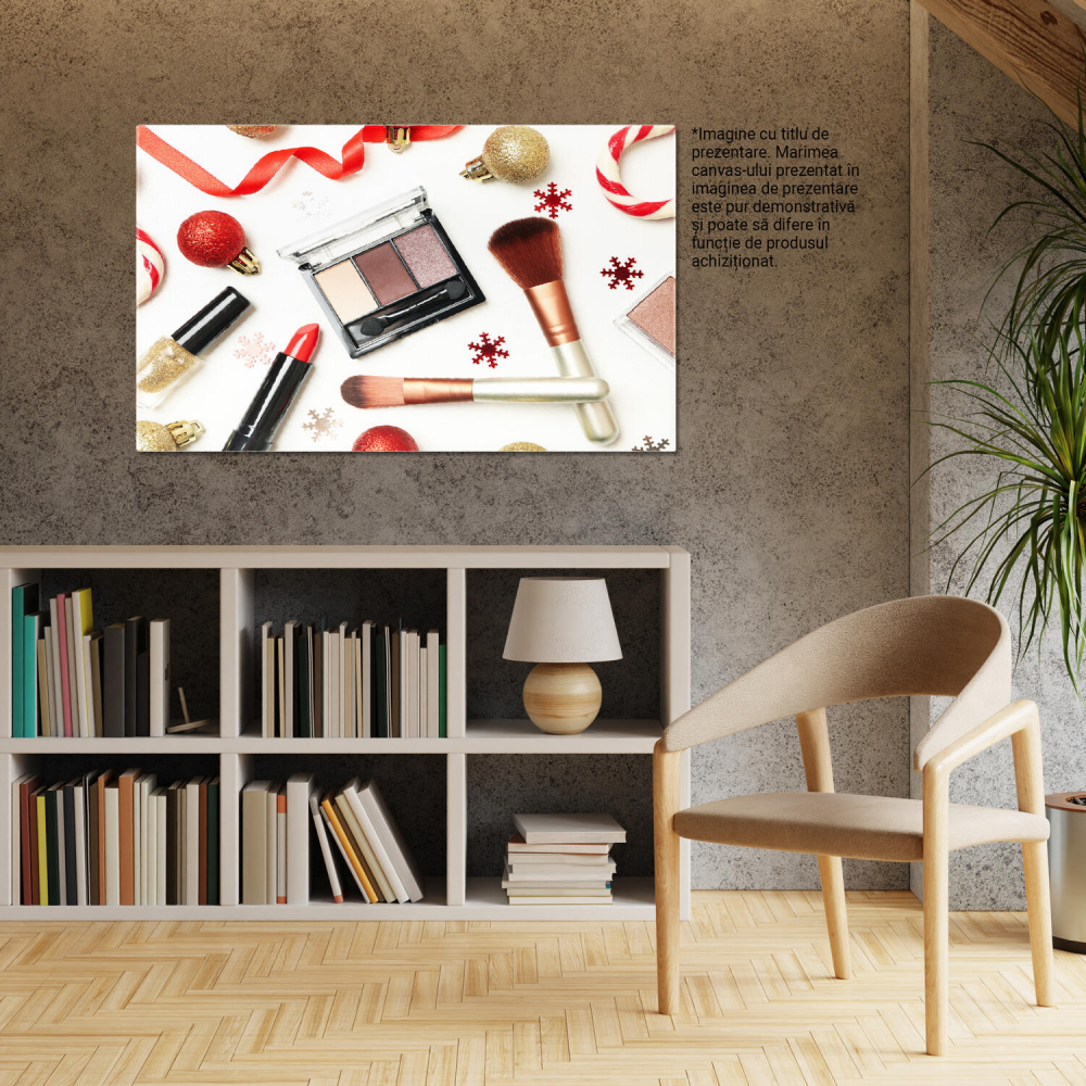 Tablou Canvas: Accesorii Glamour de Crăciun, Marime 40x25CM [3]