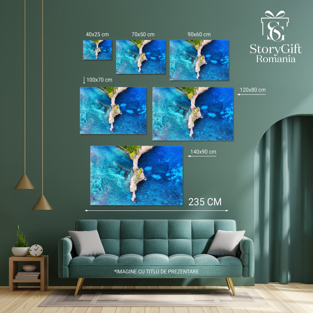 Aerian deasupra Marii și Stânci, Marime 40x25CM [4]