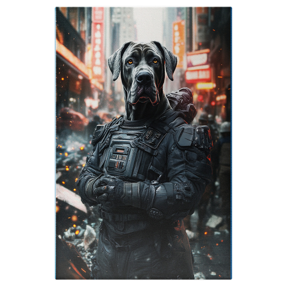 Tablou Canvas Personalizat Agent În Acțiune Apărarea TokyoMarime 40x25CM [1]