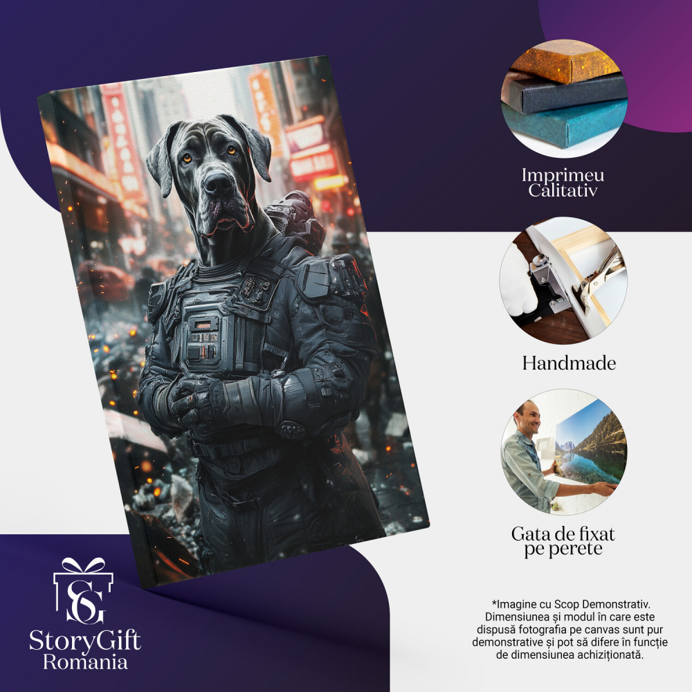 Tablou Canvas Personalizat Agent În Acțiune Apărarea TokyoMarime 40x25CM [4]