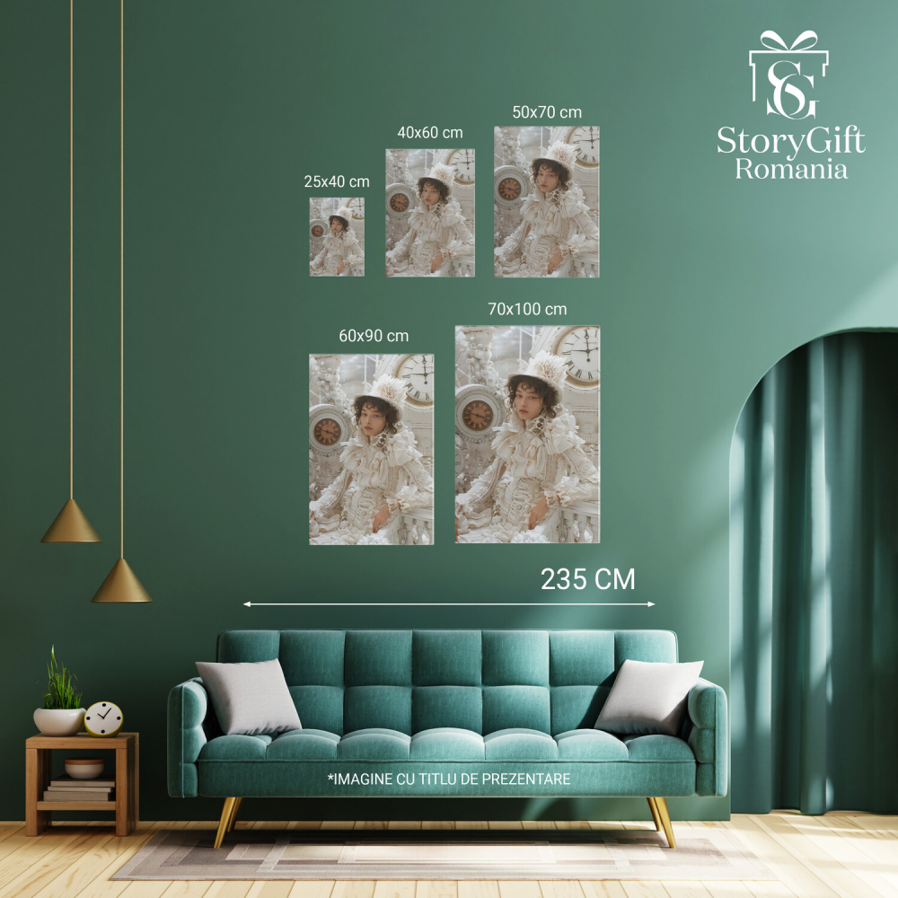 Albul în Modă - Feminitatea Îmbrăcată în Fronseuri și Dantelă de Lux - Pictură Digitală, Marime 40x25CM [3]