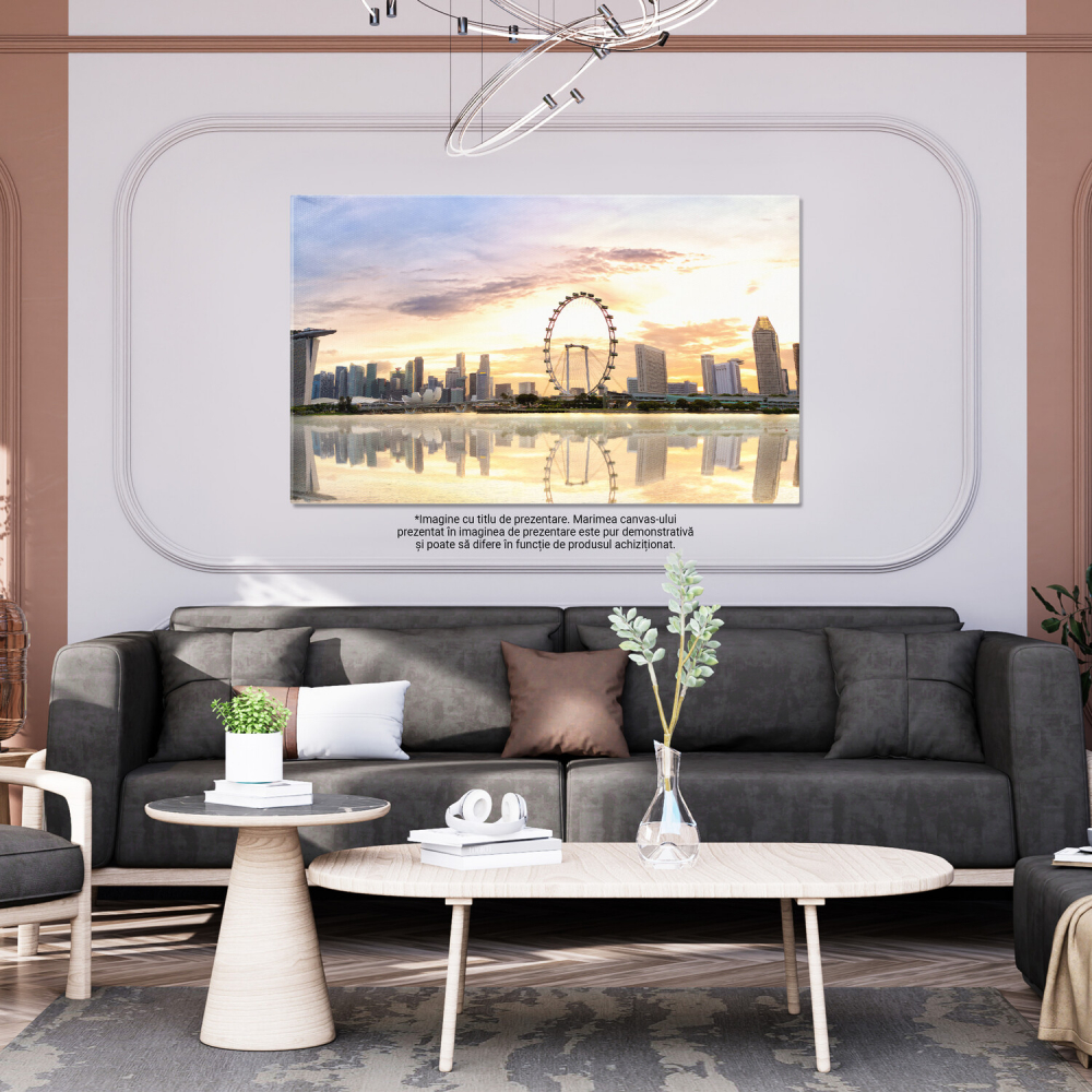 Apus la Marina - Panorama Strălucitoare, Marime 40x25CM [3]