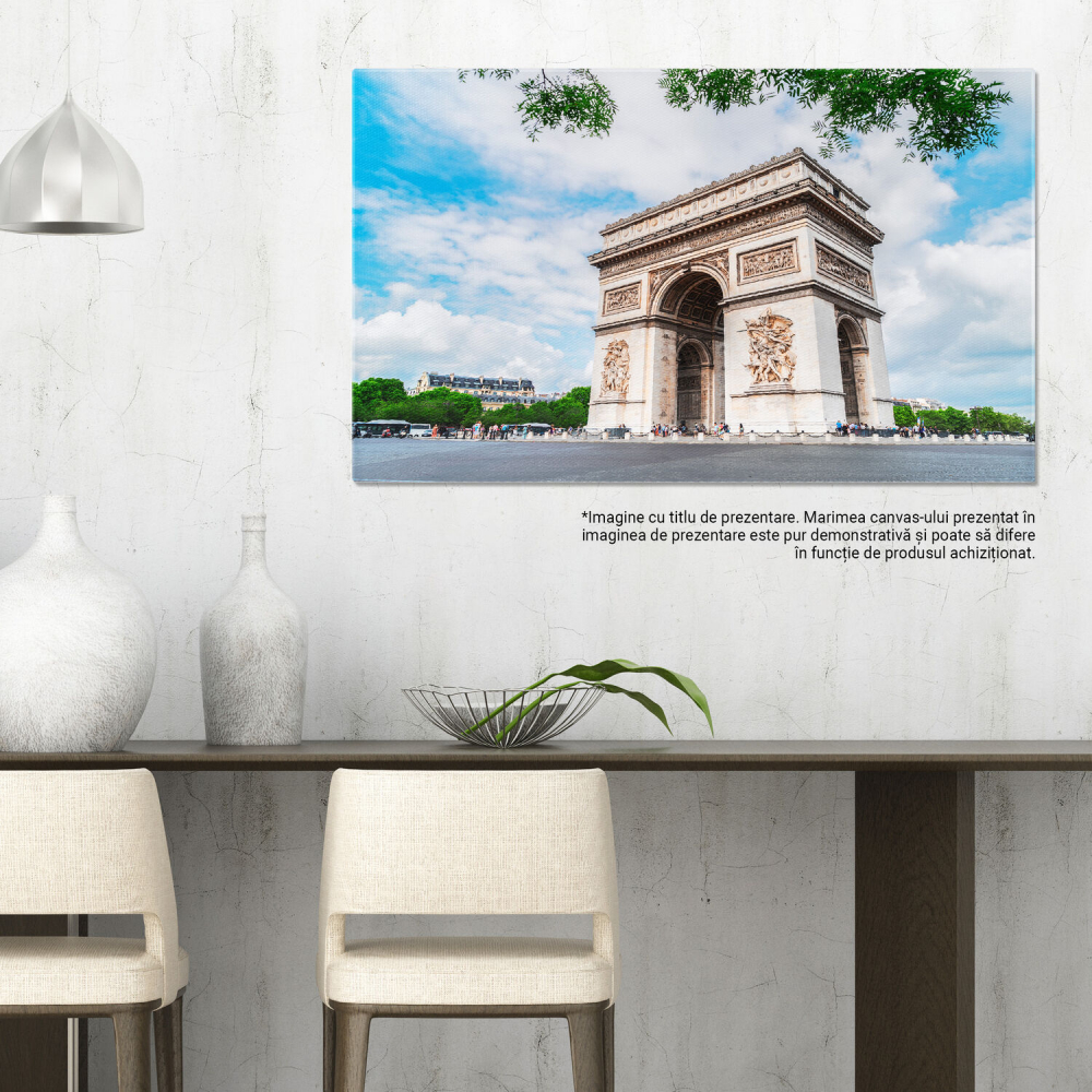 Arcul de Triumf în Paris: Simbolul Eleganței Europene, Marime 40x25CM [3]