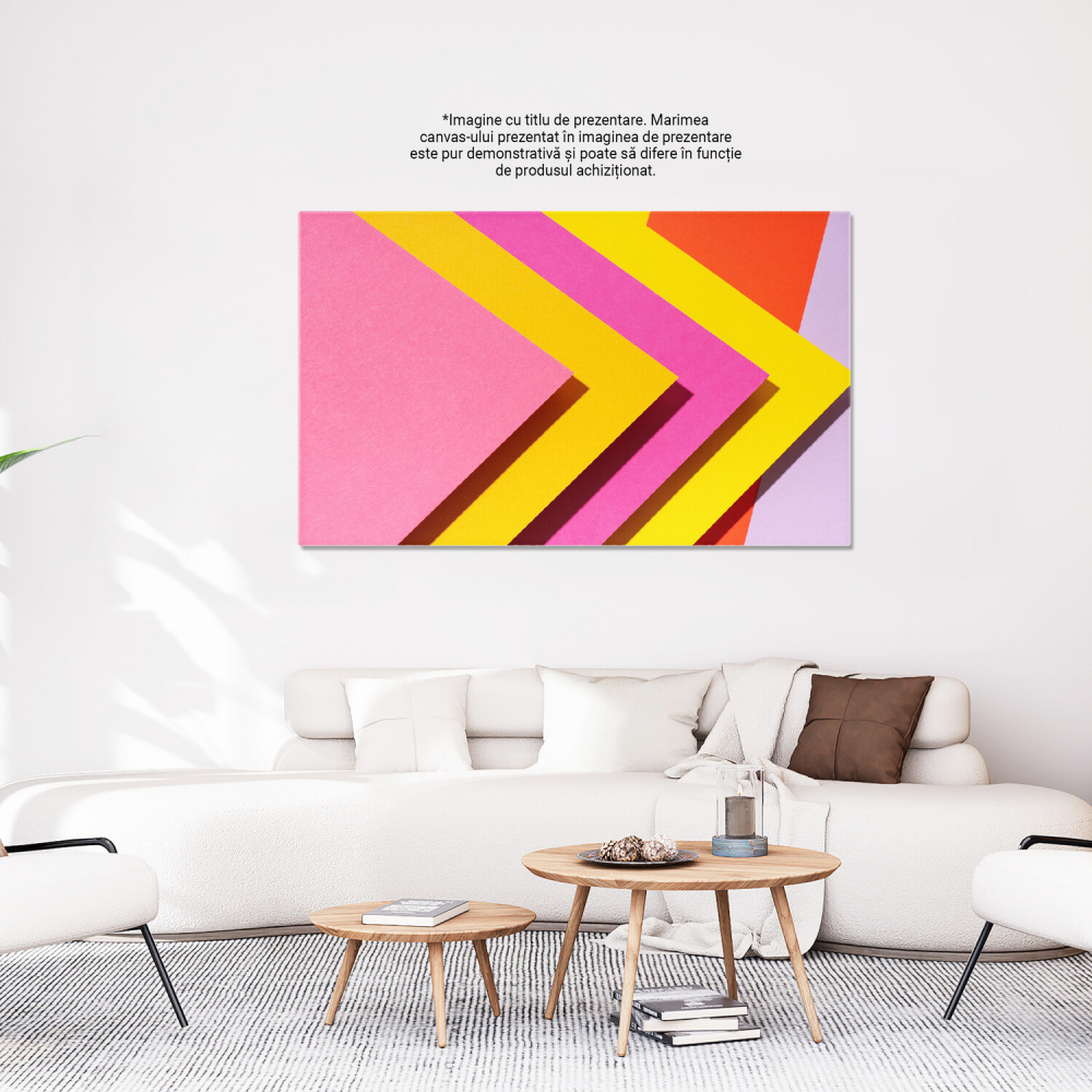Tablou Canvas: Eleganță și Stil în Culori Pastelate, Marime 40x25CM [3]