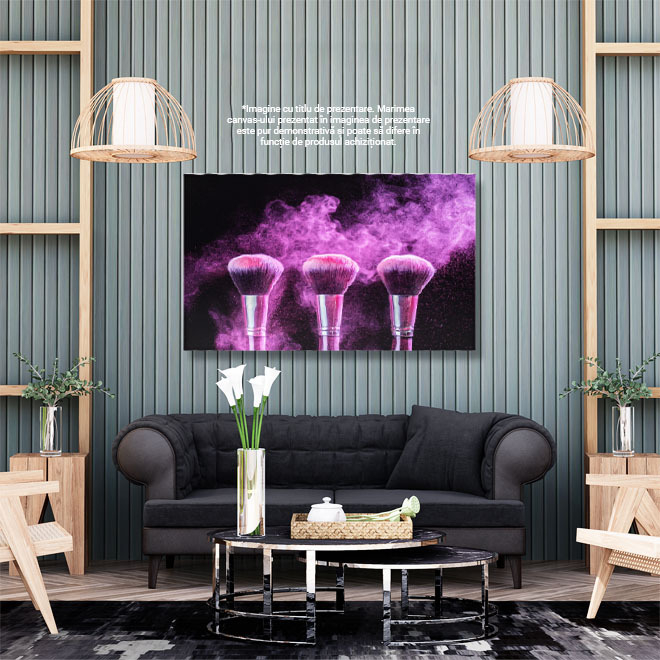 Tablou Canvas - Arta in cosmetice, machiaj, design, frumusete pura 40x25CM [3]
