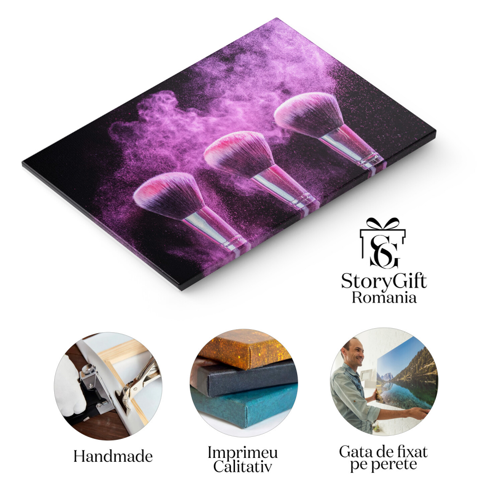 Tablou Canvas: Arta Machiajului și Frumuseții, Marime 40x25CM [2]