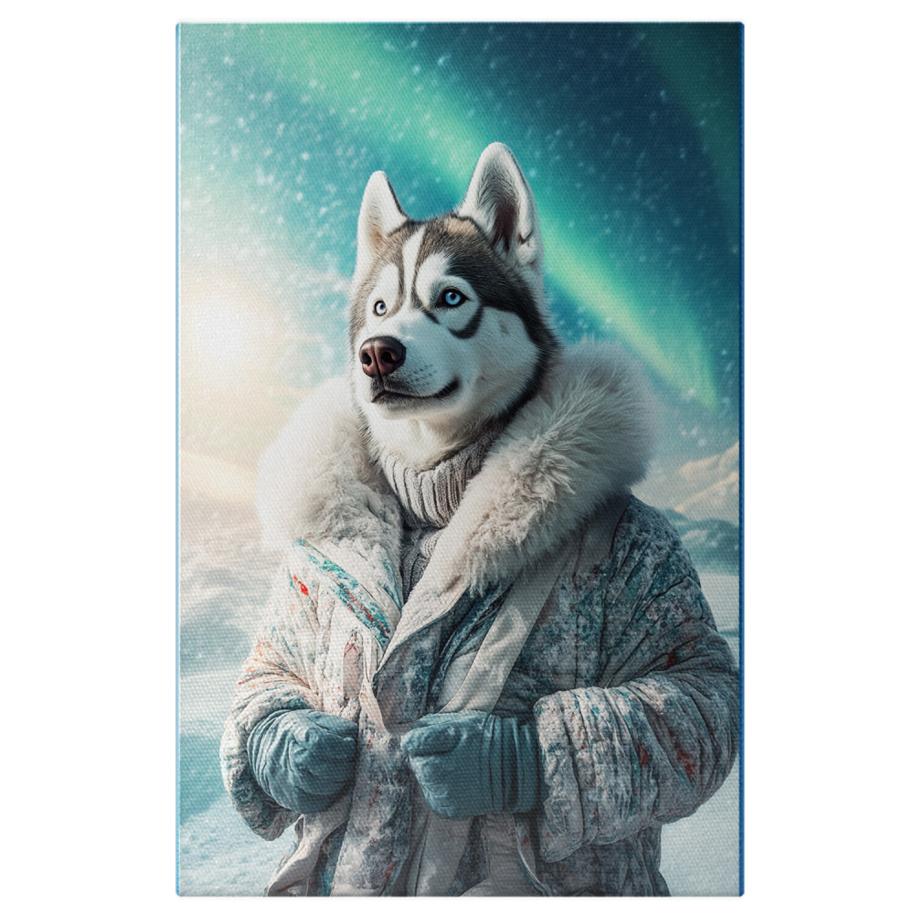 Tablou Canvas Aventurier Polar Sub Aurora BorealăMarime 90x60CM [1]