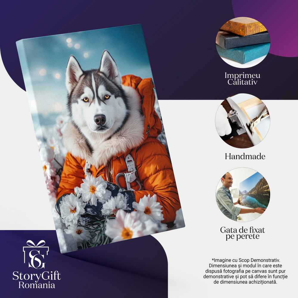 Tablou Canvas Personalizat - Animal Aventurier în Munți
Marime 40x25CM [4]