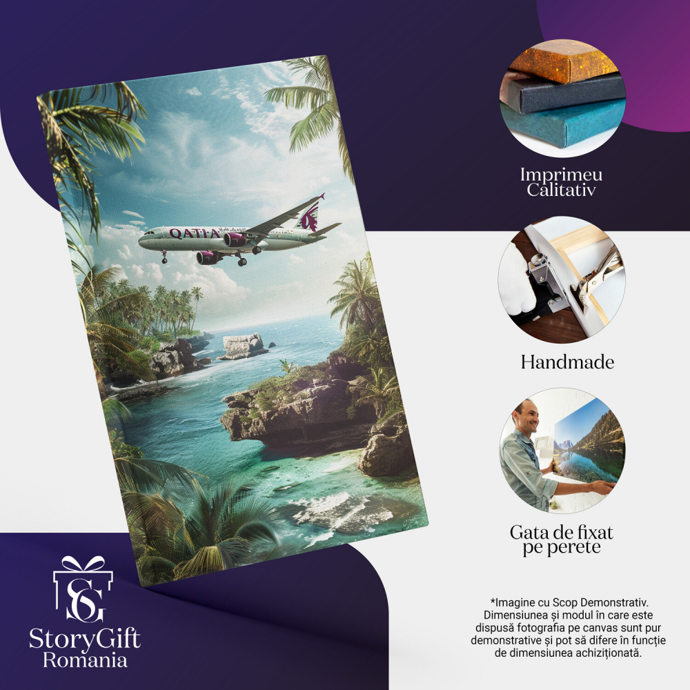 Avionul la Tropice - Călătorii Unice în Decorurile Paradisului Acvatic, Marime 40x25CM [2]