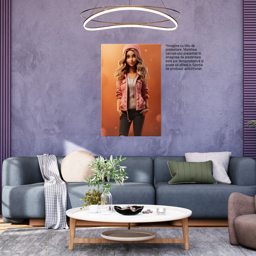 Barbie Sportivă - Frumusețe în Denim cu Accesorii de Modă, Marime 40x25CM [4]