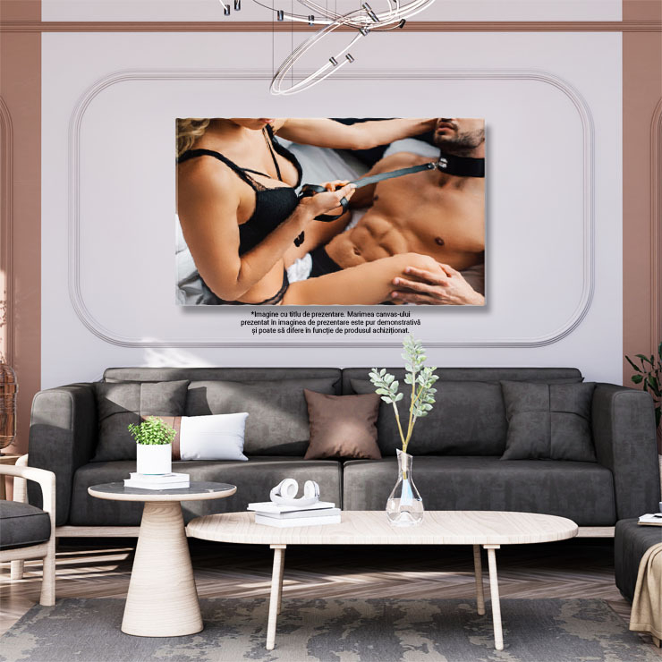 Tablou Canvas: BDSM, legaturi pasionale, cuplu, intimitate, seductie 40x25CM [3]