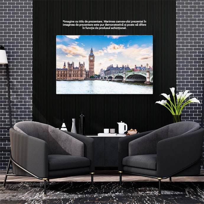 Tablou Canvas Big Ben si Podul Westminster in Londra, londra, england, pod, thames, arhitectura 838 40x25CM [3]