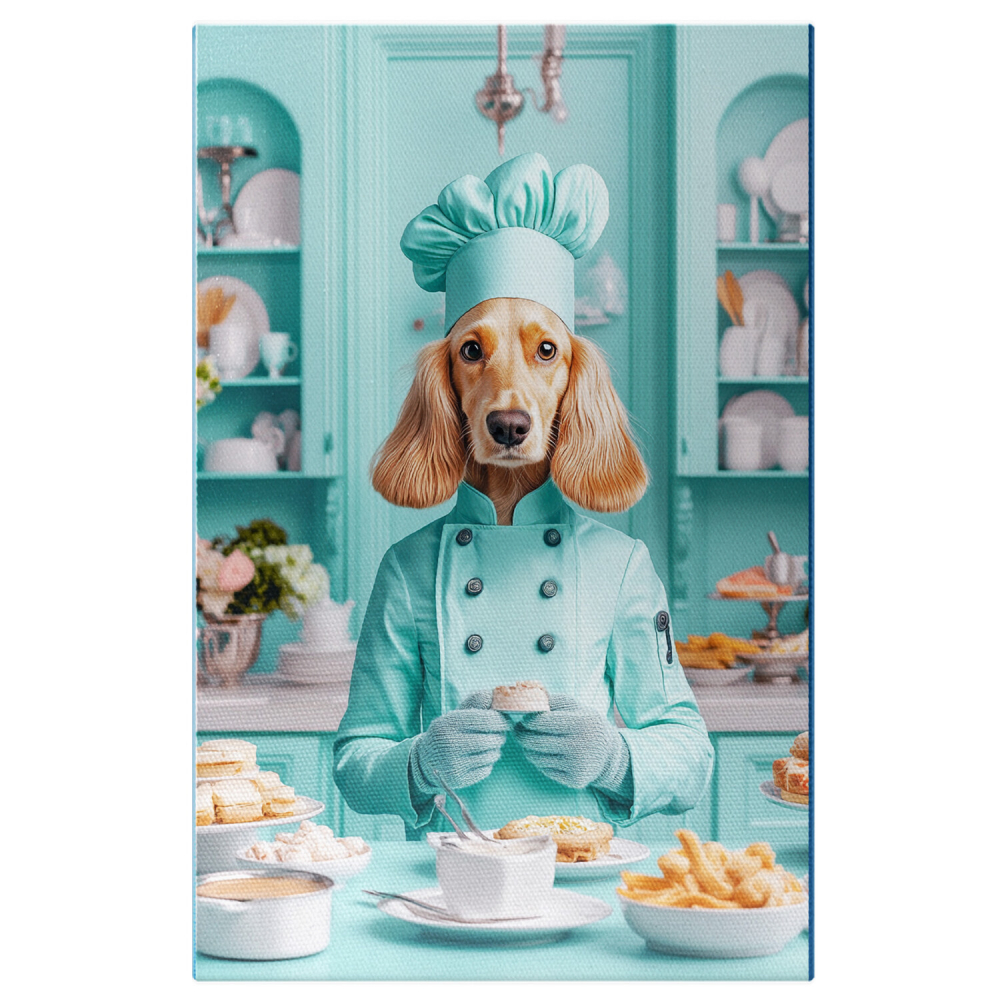 Tablou Canvas Personalizat Bucătar Cheff Albastru
Marime 40x25CM [1]