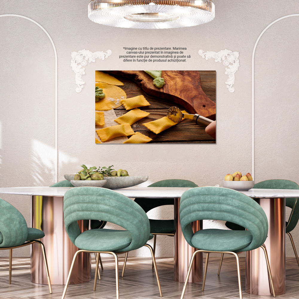 Tablou Canvas: Bucataria Traditionala Italiana - Paste Tortellini 40x25CM [3]