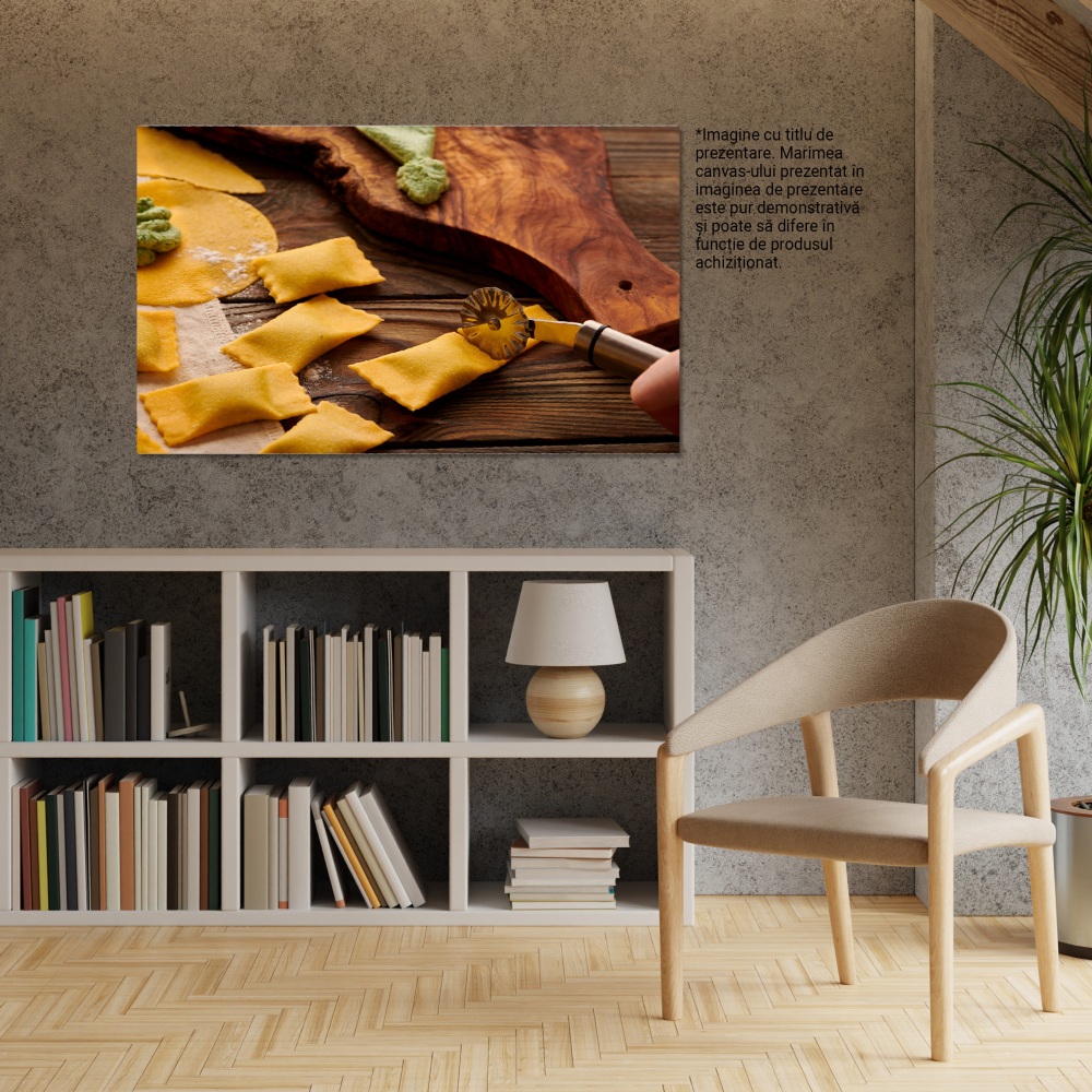 Tablou Canvas: Bucataria Traditionala Italiana - Paste Tortellini 40x25CM [5]