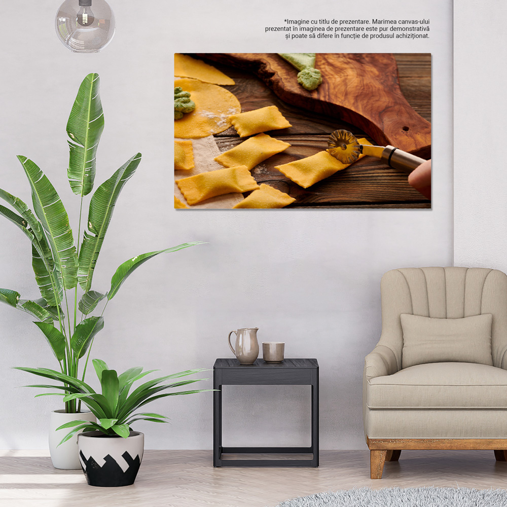 Tablou Canvas: Bucataria Traditionala Italiana - Paste Tortellini 40x25CM [4]