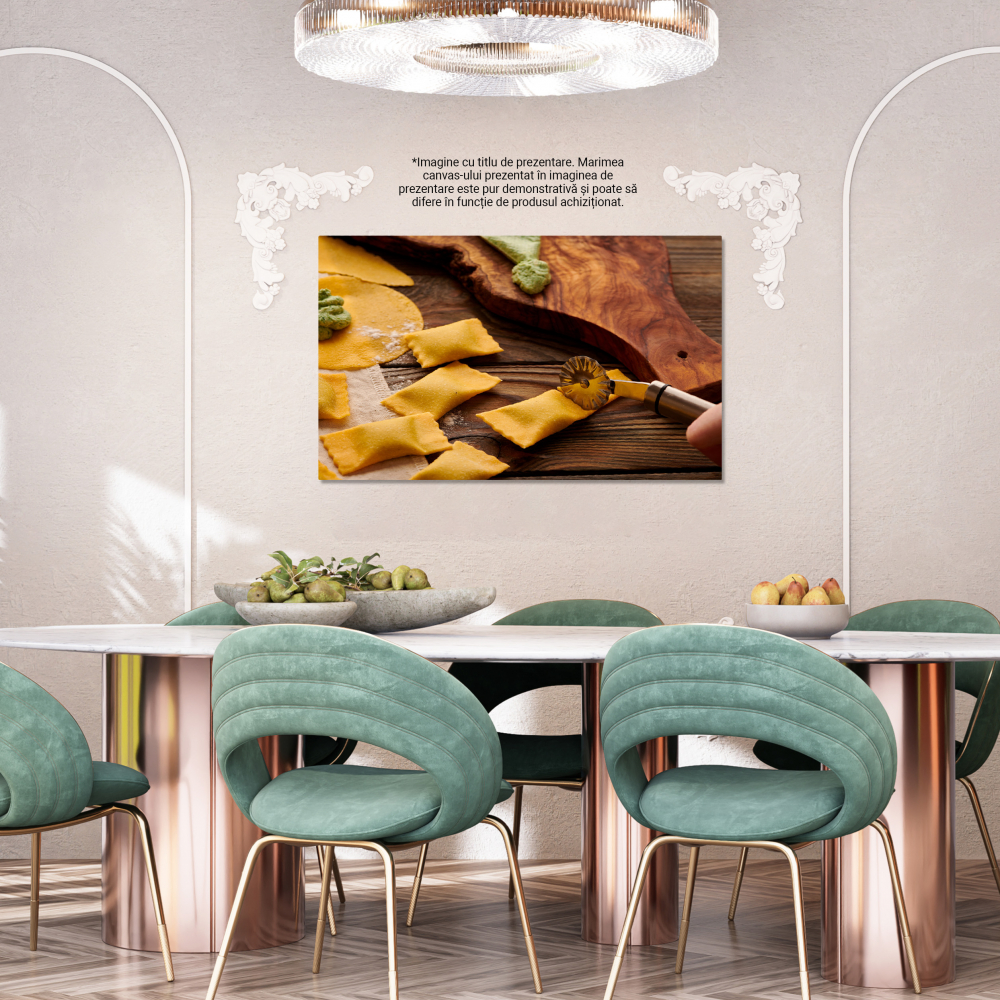 Tablou Canvas: Bucataria Traditionala Italiana - Paste Tortellini 40x25CM [4]