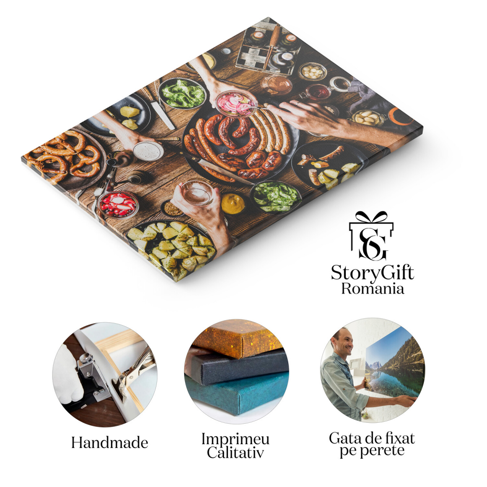 Bucurie și Tradiție Bavareză: Gastronomie și Sărbătoare, Marime 40x25CM [2]