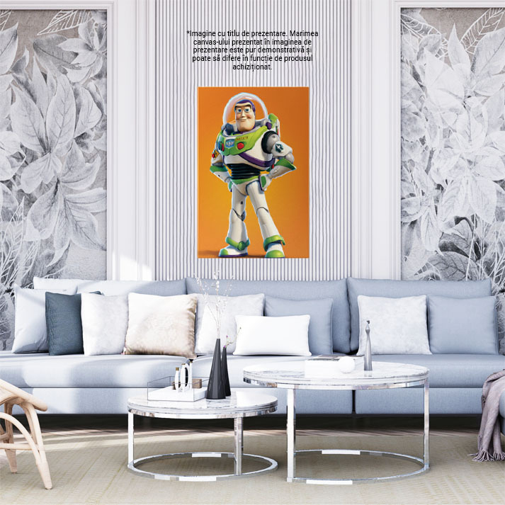 Tablou Canvas:  Buzz Personaj Animat Disney- Toy Sory Pictura Digitala 40x25CM [2]
