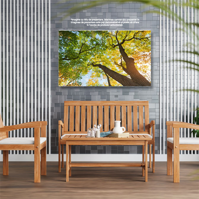 Tablou Canvas Calatorie in padurea toamnei, frunze, peisaj natural, toamna 2519 40x25CM [3]