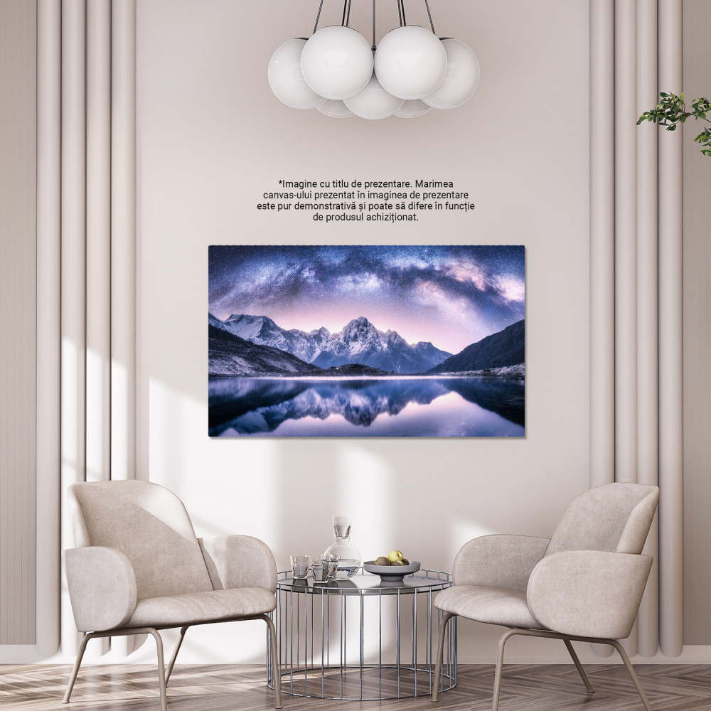 Călătorii Prin Univers - Calea Lactee deasupra Munților, Marime 40x25CM [4]
