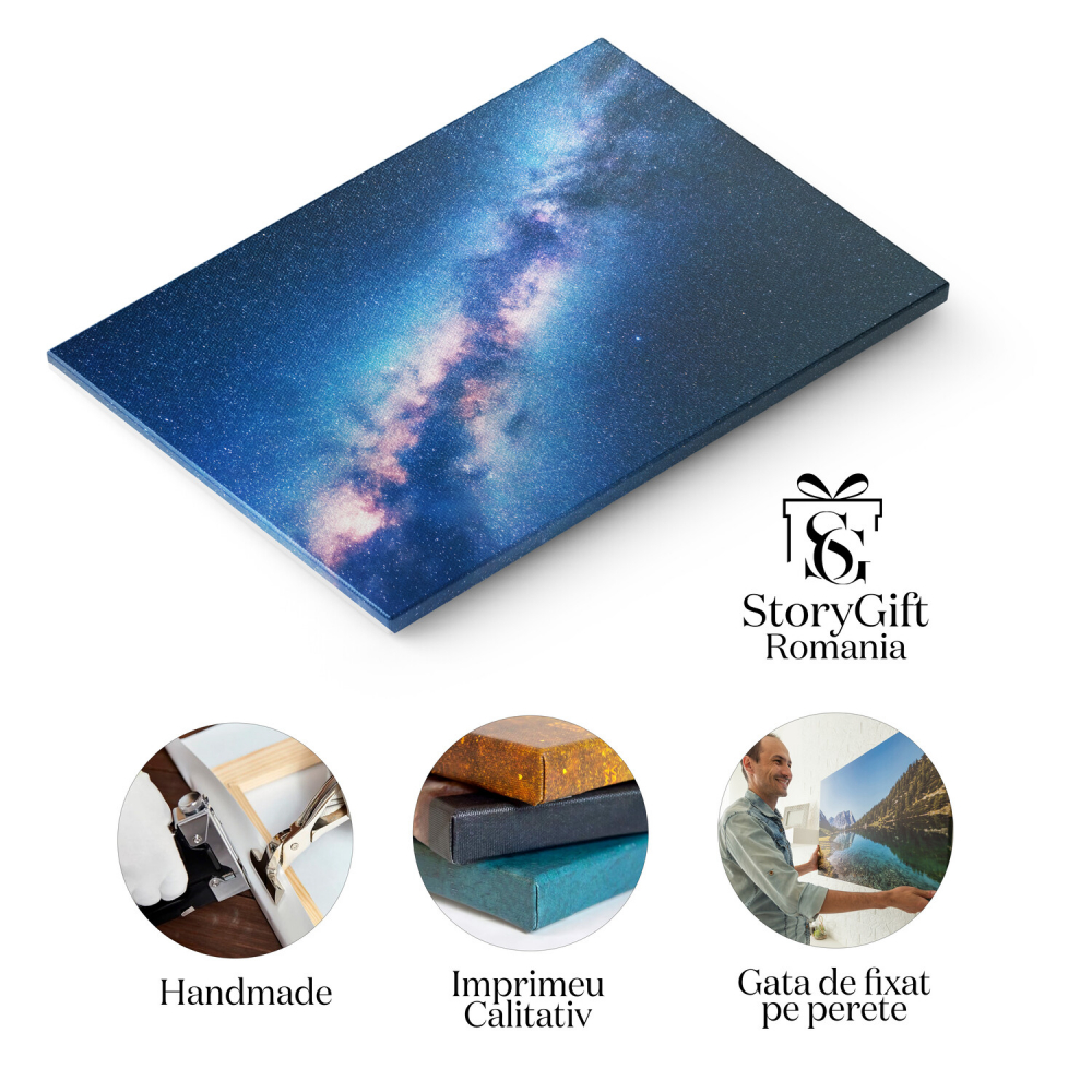 Călătorii Spre Stele - Peisaje Cosmice într-o Noapte Luminoasă, Marime 40x25CM [2]