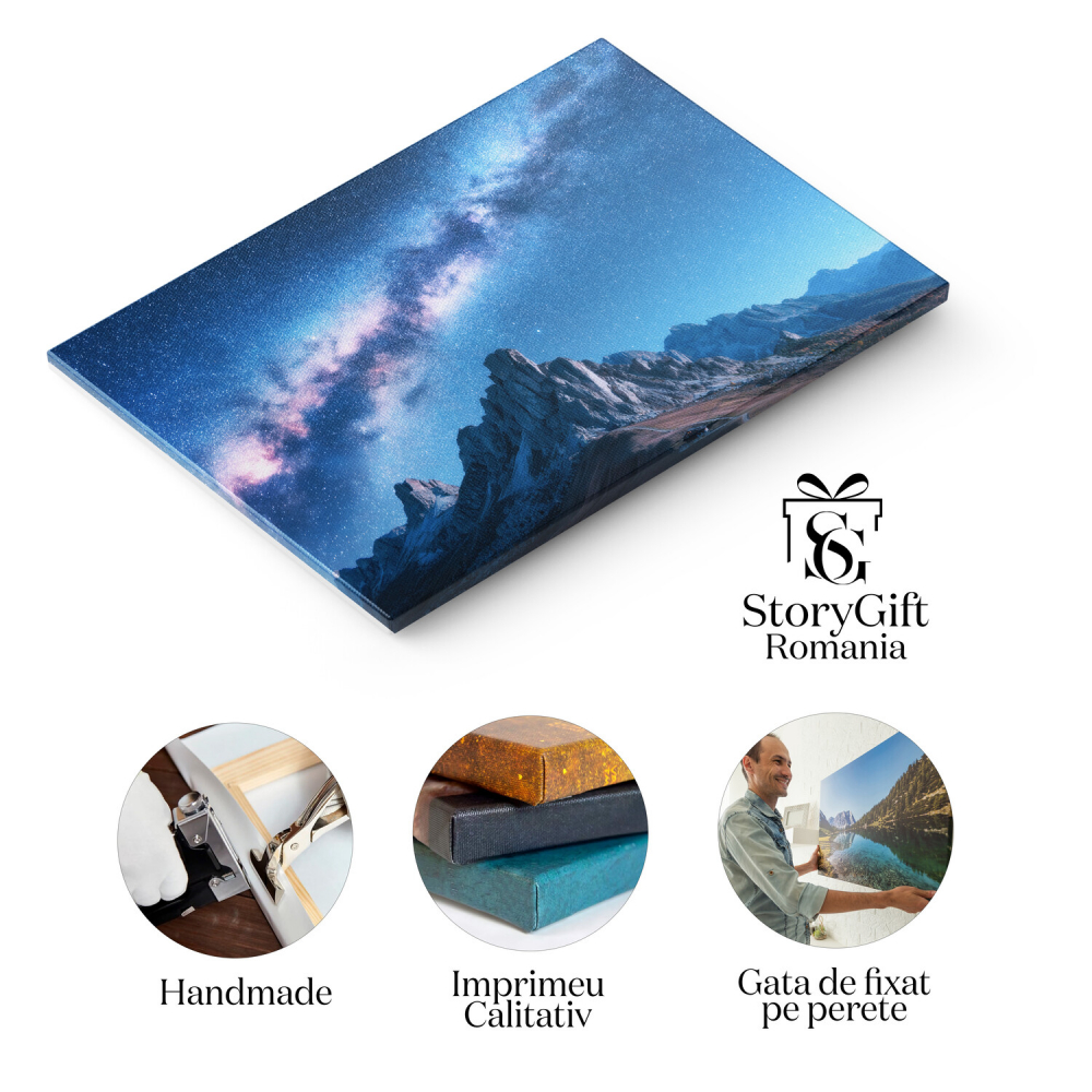 Călătorii Spre Univers - Privelisti Stelare în Muntele Cosmic, Marime 40x25CM [2]