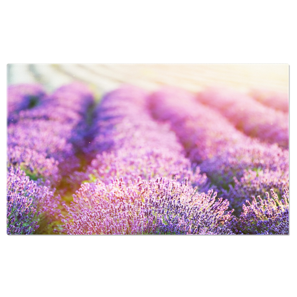 Tablou Canvas: Câmp de Lavandă în Provence - Tradiții și Culoare, Marime 40x25CM [1]