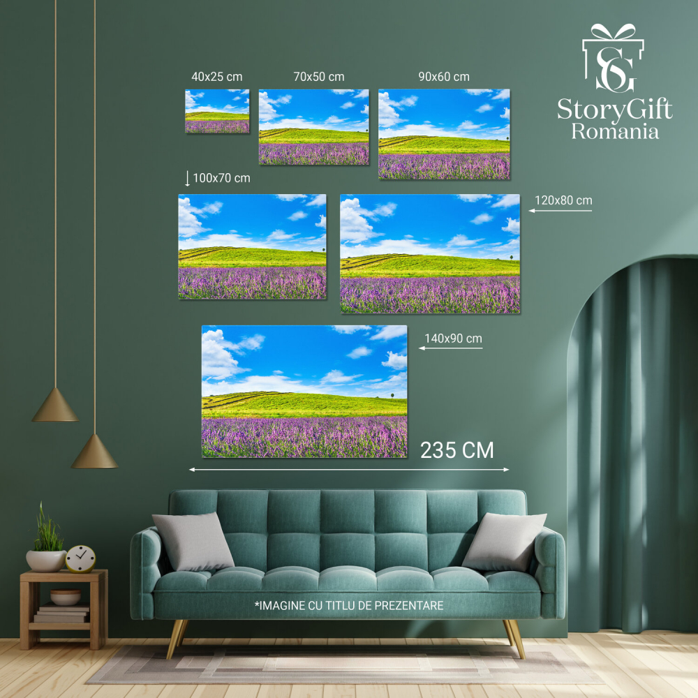 Camp de Lavandă în Toscana: Flori și Aromaterapie, Marime 40x25CM [4]