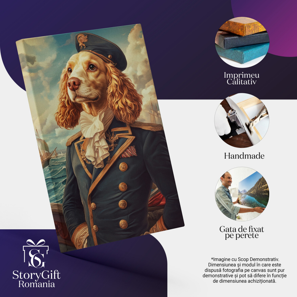 Tablou Canvas Personalizat Căpitan De NavăMarime 90x60CM [4]