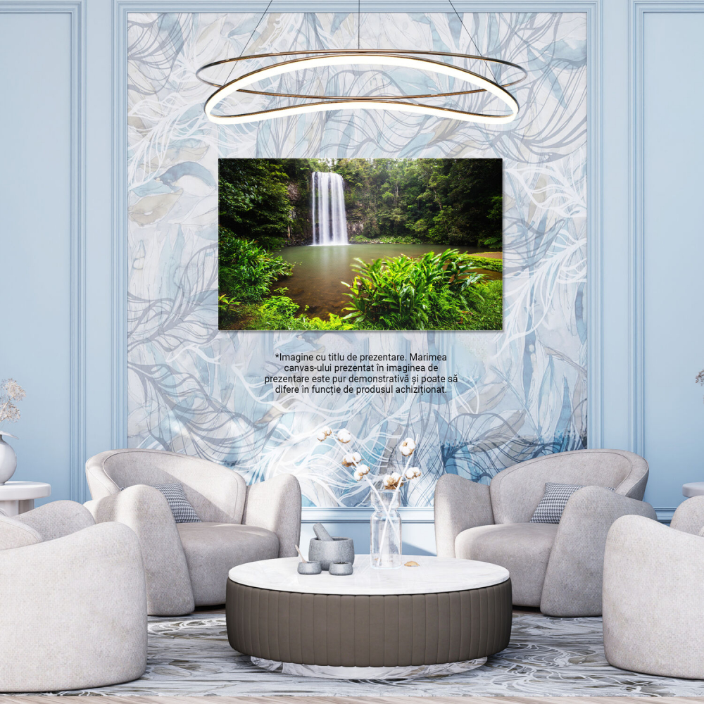 Cascada Queensland, Australia - Peisaj Verde din Junglă, Marime 40x25CM [3]