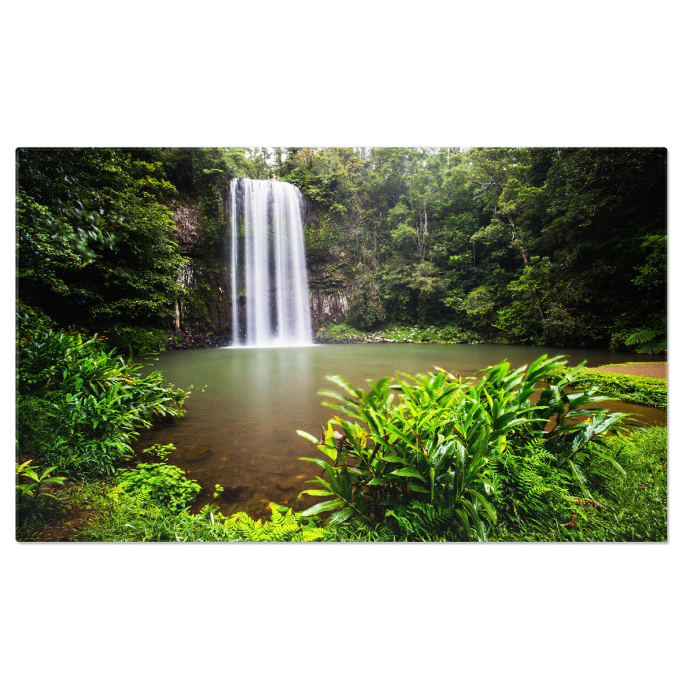 Cascada Queensland, Australia - Peisaj Verde din Junglă, Marime 40x25CM [1]
