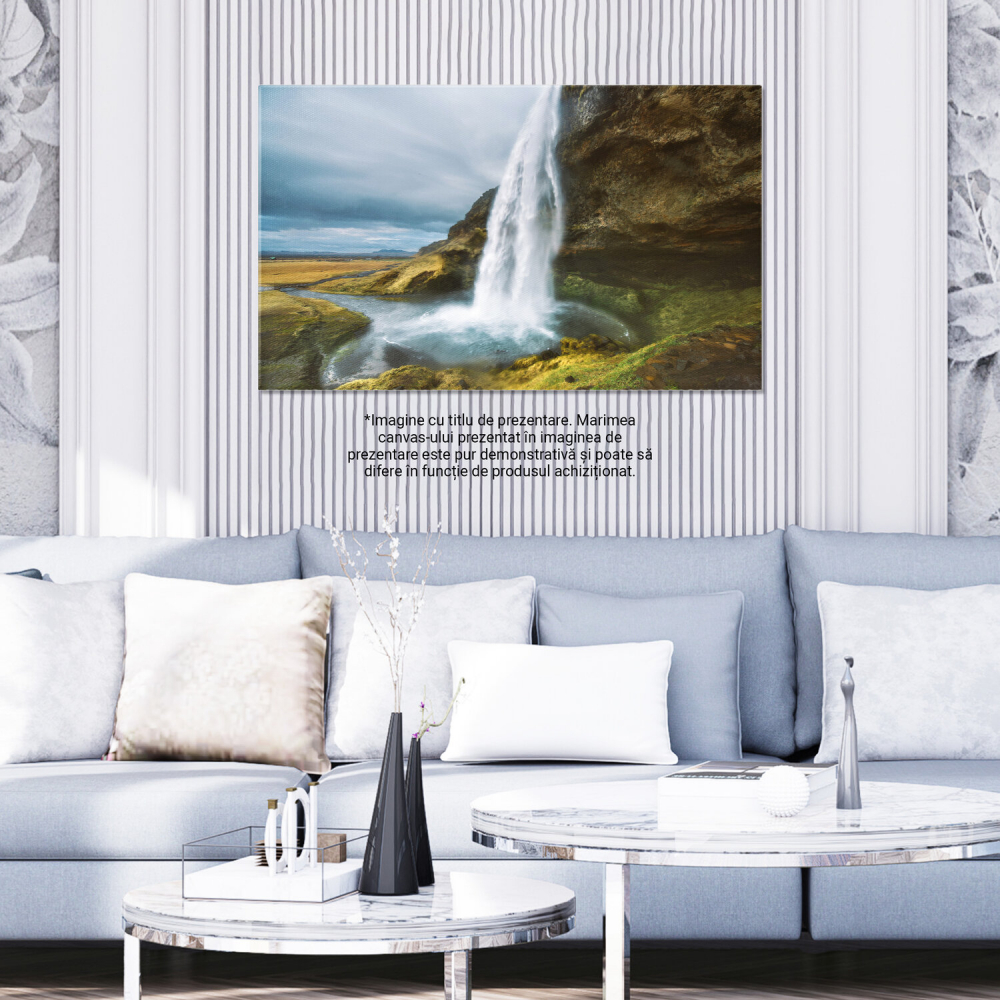 Cascada Islandeză – O Minune Naturală în Aventură, Marime 40x25CM [3]