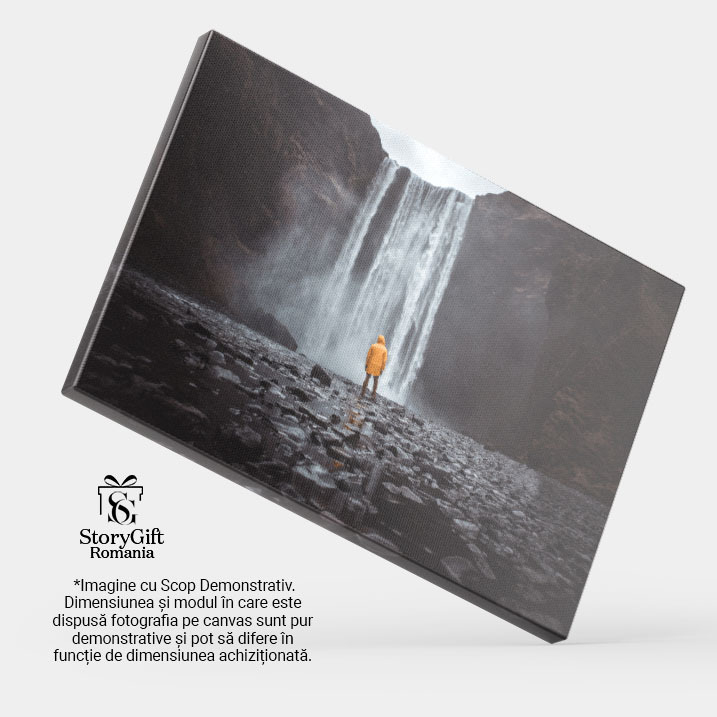 Tablou Canvas Cascada si minunile islandeze, Frumusetea Naturii, aventura, natura, peisaj 2467 40x25CM [4]