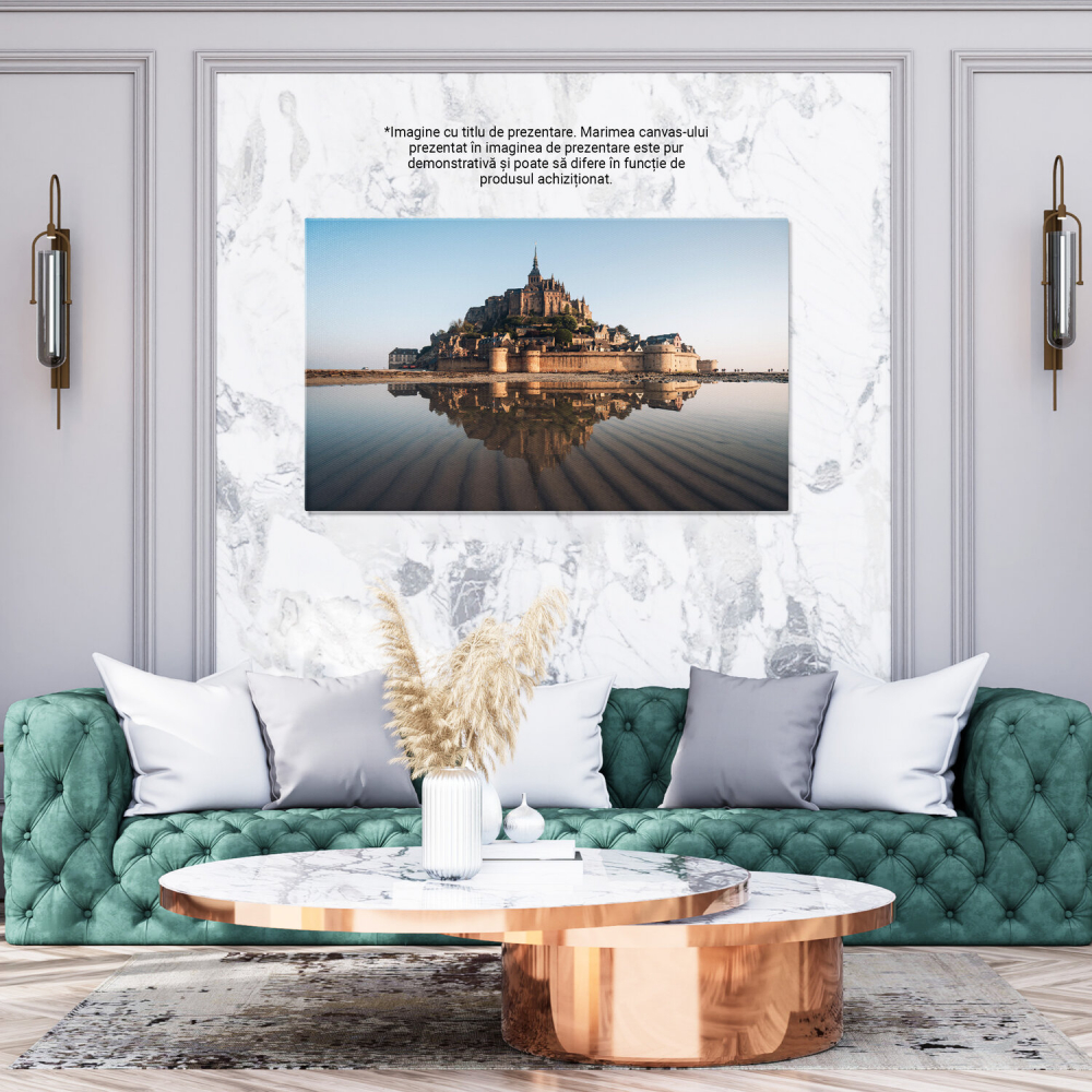 Tablou Canvas: Castelul Avranches - Frumusețe Istorică, Marime 40x25CM [3]