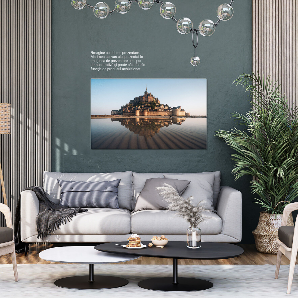 Tablou Canvas: Castelul Avranches - Frumusețe Istorică, Marime 40x25CM [4]