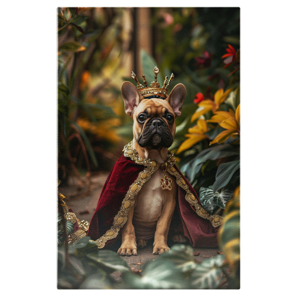 Tablou Canvas Cățelușul Încununat, Marime 40x25CM [1]