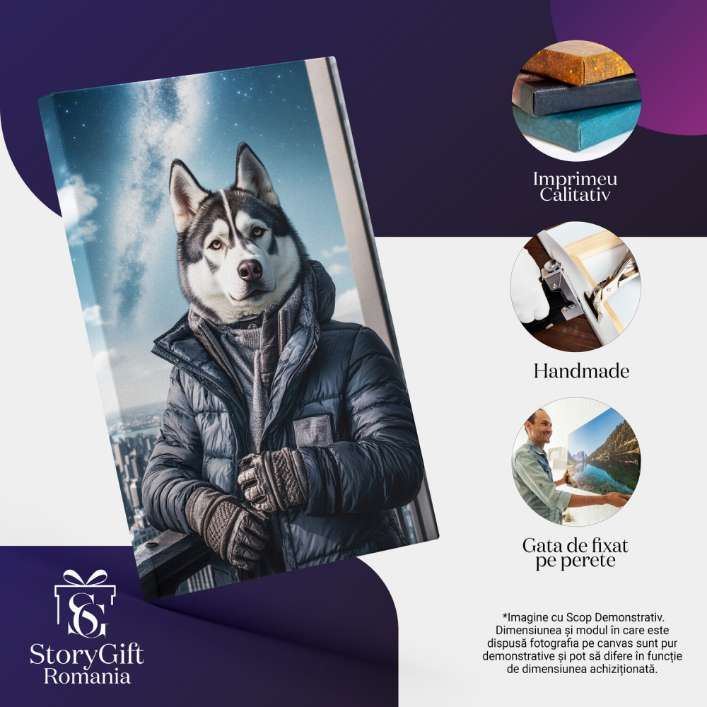 Tablou Canvas Ținută Stradală, Cer Strălucitor, Oraș
Marime 120x80CM [4]